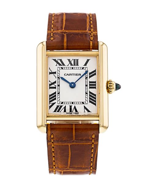 cartier tank louis vintage|pre owned cartier tank.